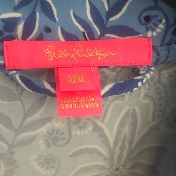 Lilly Pulitzer Vibrant Blue Swim Cover-Up - Picture 4 of 8